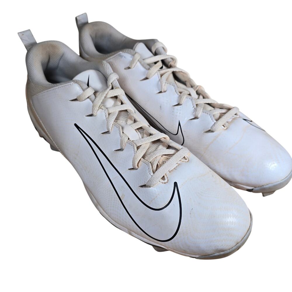 Nike Vapor Fast Flex Cleats Soccor Baseball  Sports White Black Men's Sizes 12